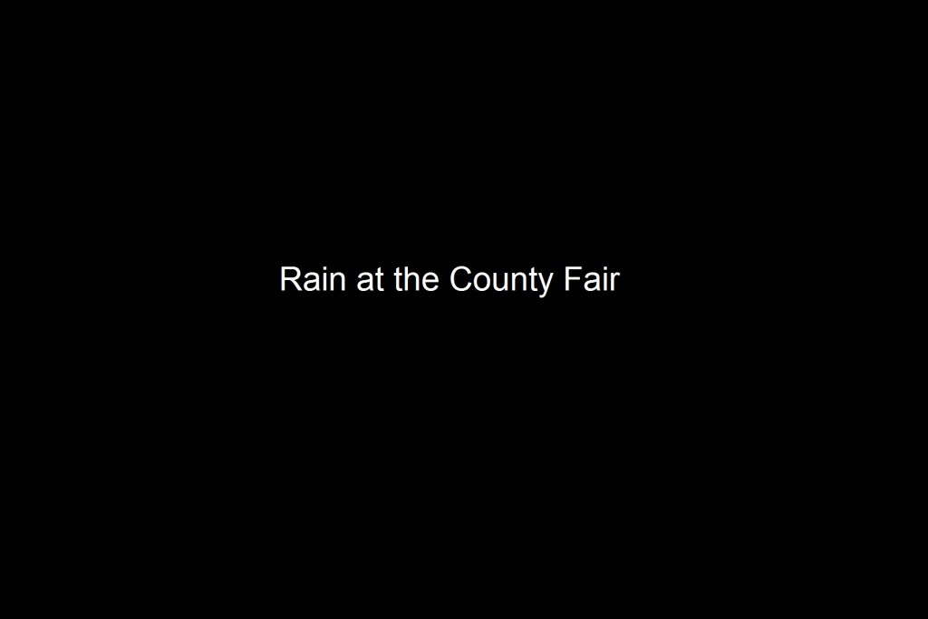 Evening showers kept most patrons from the  Moore County Fair on Thursday, October 1, 2015 in Carthage, North Carolina.